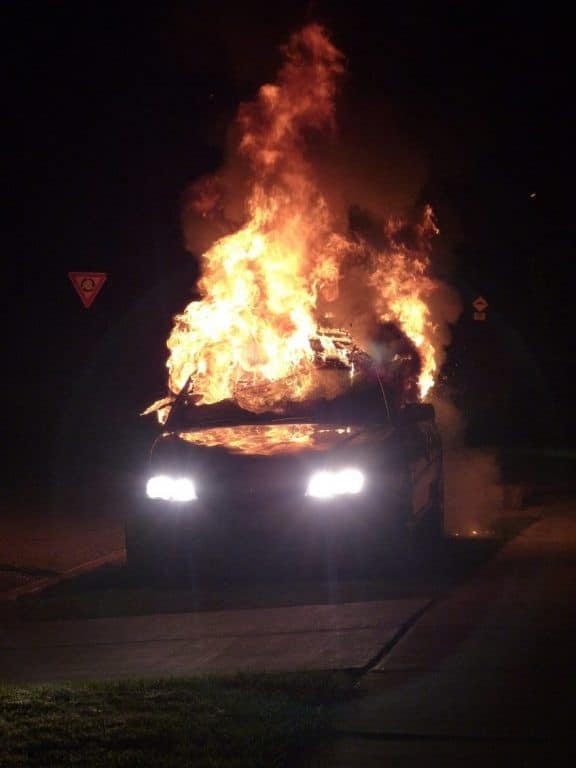 Car Accident Fire